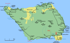 Savai'i Island Map Savai'i Island Map