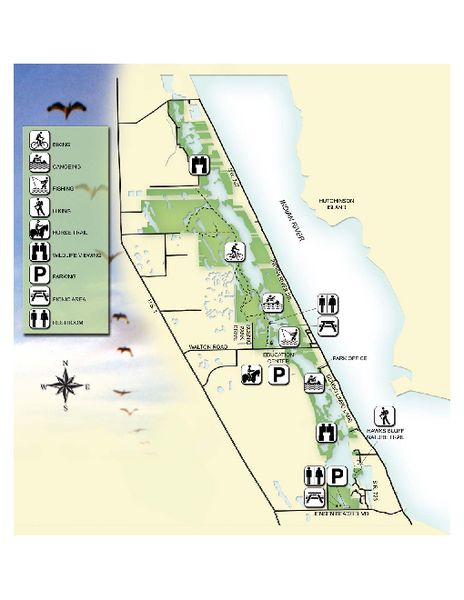 Savannas Preserve State Park Map