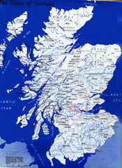 Scotland Clan Map