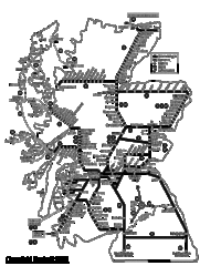 Scotland Rail Map