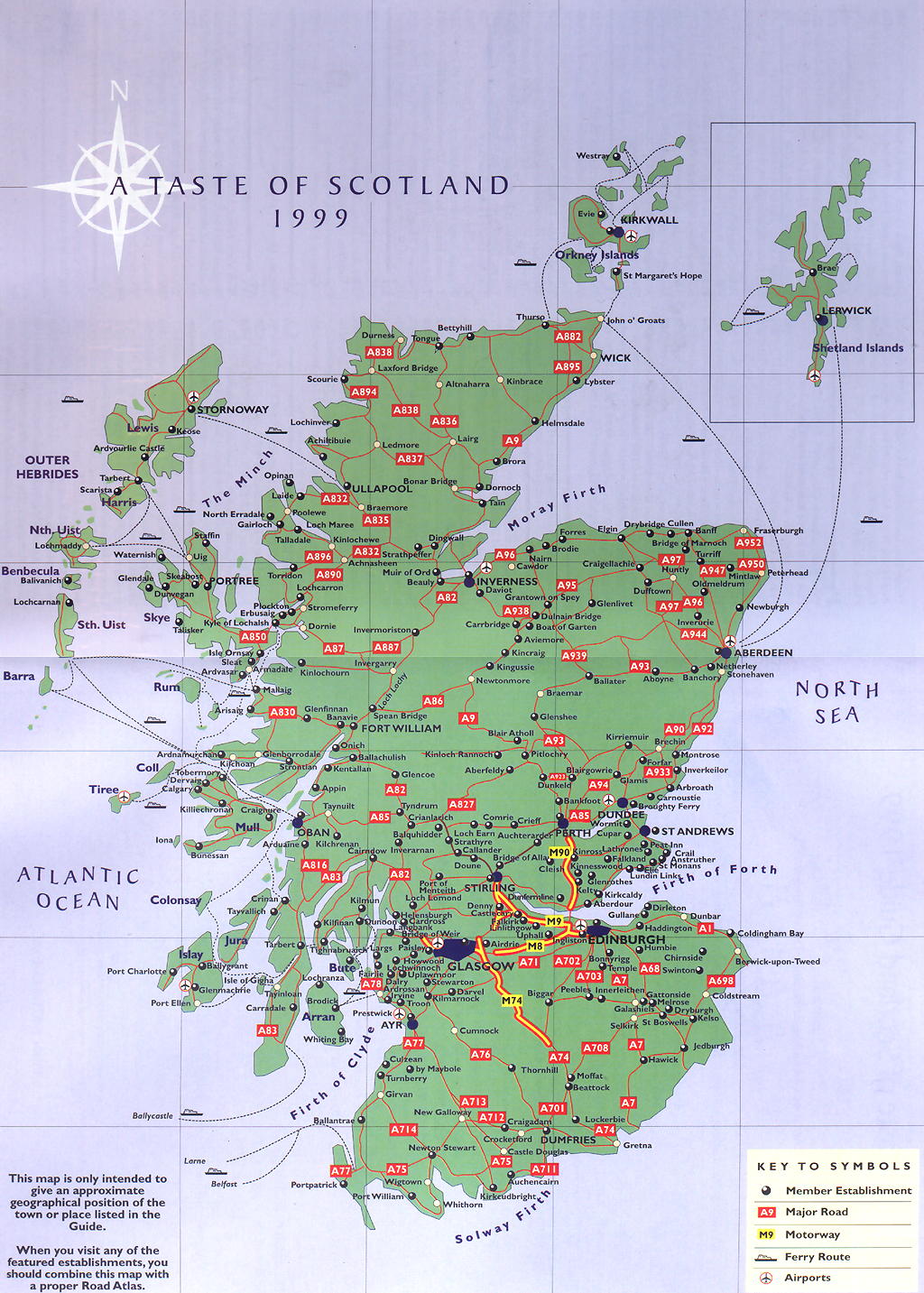 Map Of Scotland Multifilesen