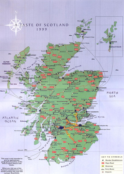 Scotland Road Map