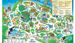 SeaWorld San Diego Theme Park Map