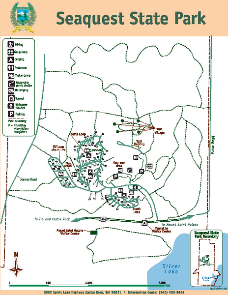 Seaquest State Park Map