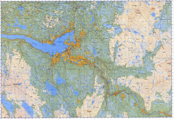 Selbu Norway Area Map