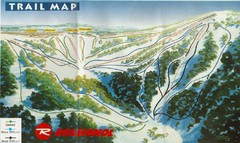 Selwyn Snowfields Ski Trail Map