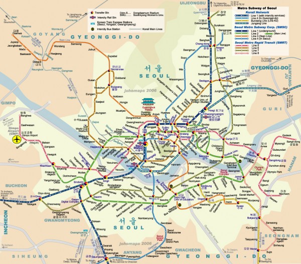 Seoul Metro Map