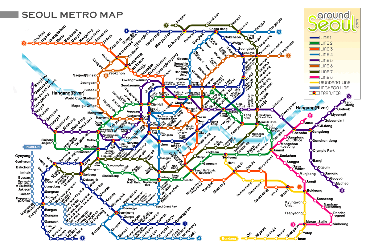 SEOUL METRO MAP | Metro Map