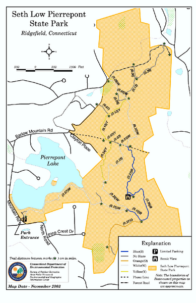 Seth Low Pierrepont State Park Reserve map