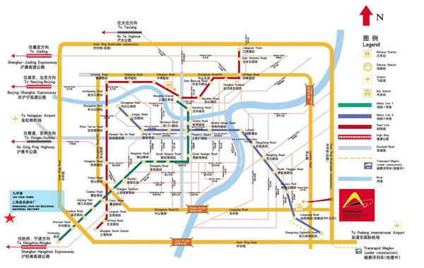 Shanghai City Map