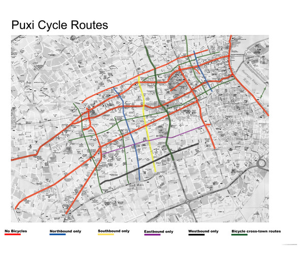 Shanghai Cycle Route Map