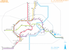 Shanghai Metro 2007 Plan Map Shanghai Metro 2007 Plan Map