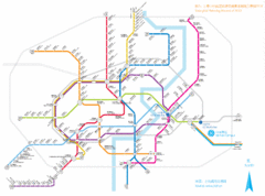Shanghai Metro 2010 Plan Map Shanghai Metro 2010 Plan Map