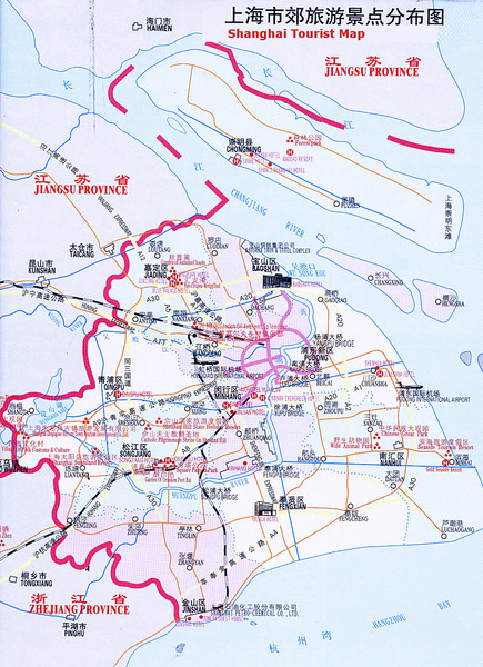 Shanghai Tourist Map