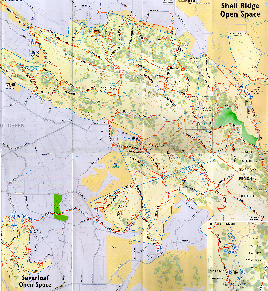 Shell Ridge Open Space Trail Map