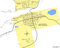 Shenandoah, Pennsylvania Map
