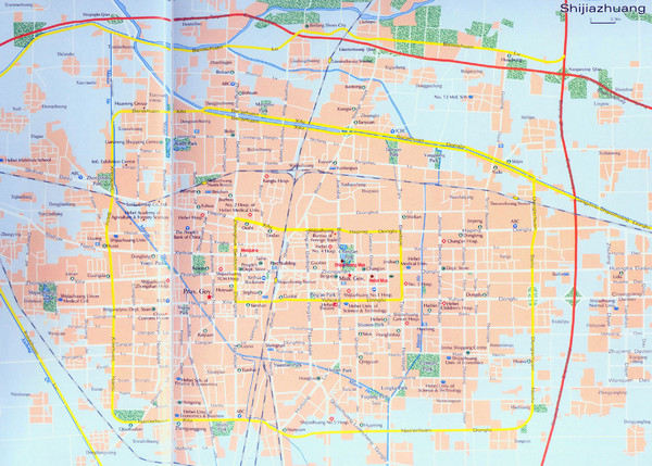 Shijiazhuang Tourist Map