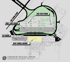 Shreveport Airport Map