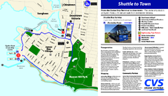Shuttle to Town Map
