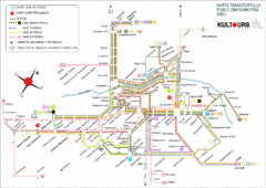Sibiu Bus Routes Map