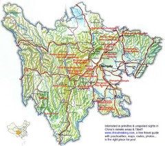 Sichuan Guide Map