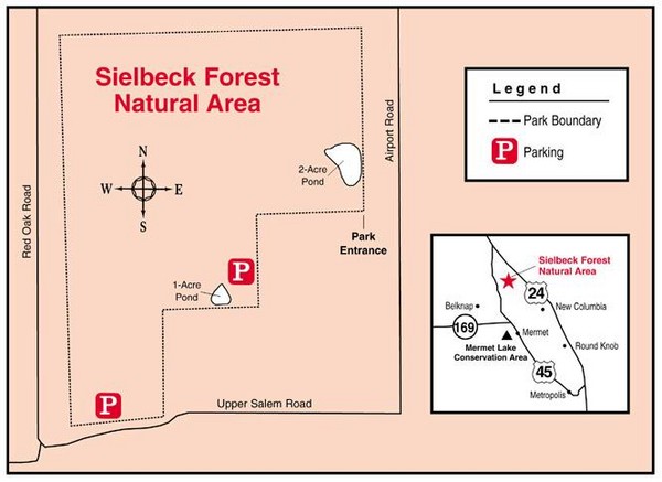 Sielbeck Forest, Illinois Site Map