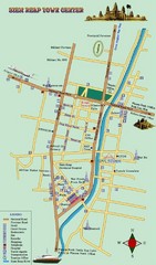 Siemreab Tourist Map