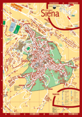 Siena Tourist Map Siena Tourist Map