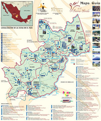 Sierra Gorda de Queretaro Tourist Map