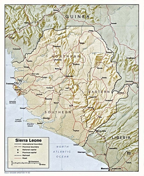 Sierra Leone Map
