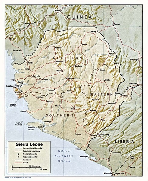 Sierra Leone Map