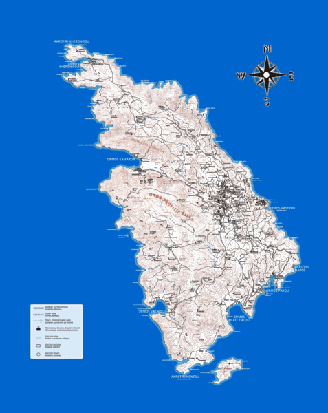 Sifnos Topo Map