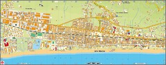 Silvi Marina centro Map