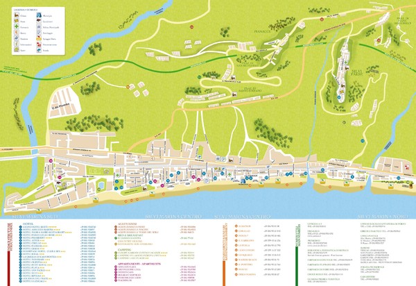 Silvi Marina environs Map