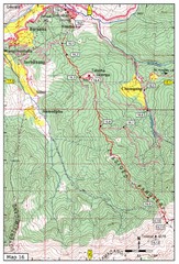 Simtokha-Talakha trail near Thimphu Map