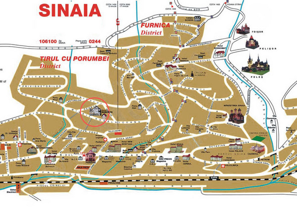 Sinaia Map