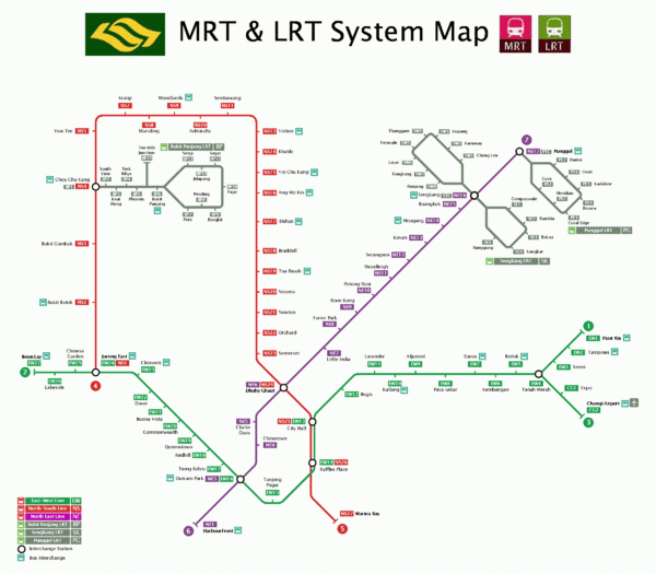 Singapore Transit Map