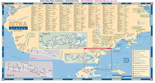 Sitka Road System Map