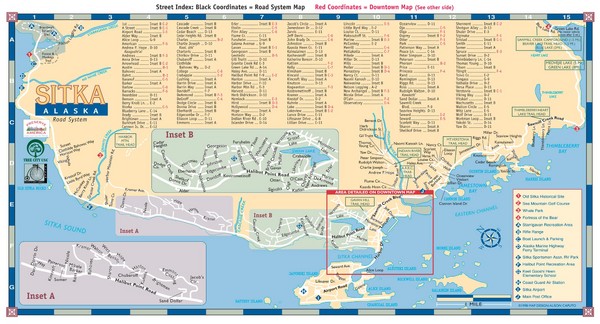 Sitka Tourist Map