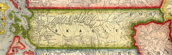 Skagit County Washington, 1909 Map