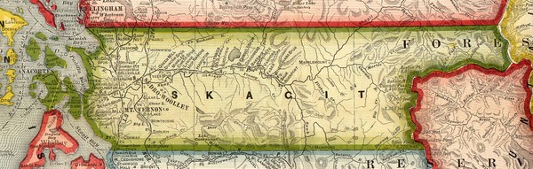 Skagit County Washington, 1909 Map