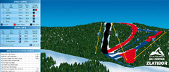 Ski Centar Zlatibor Ski Trail Map