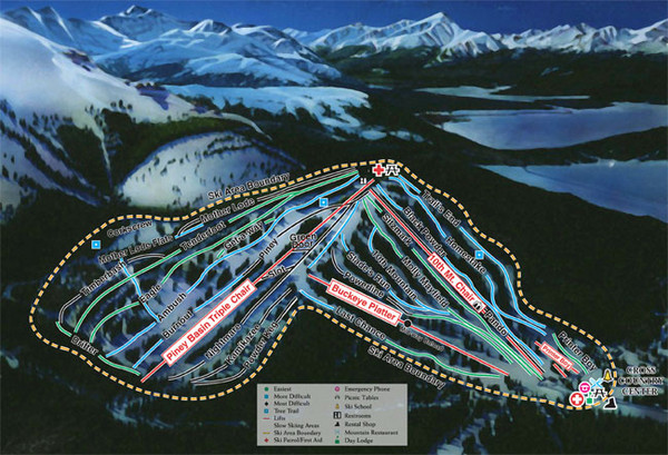 Ski Cooper Ski Trail Map