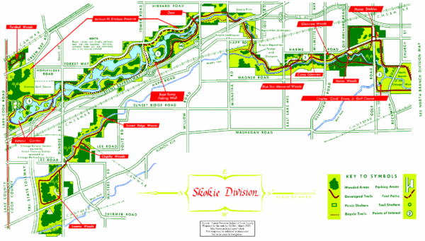 Skokie Division Map