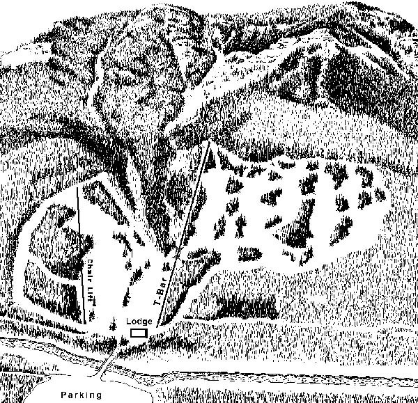 Sleeping Giant Ski Area Ski Trail Map Sleeping Giant Ski Area Cody WY