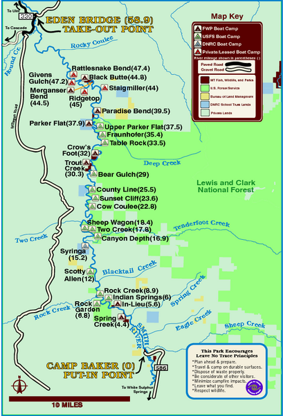 Smith River State Park Map