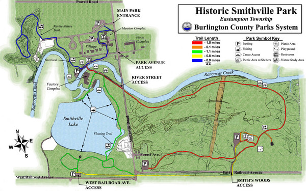 Smithville Park Trail Map