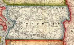 Snohomish County Washington, 1909 Map