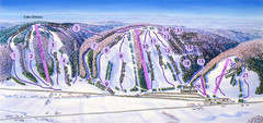 Snow Ridge Ski Trail Map