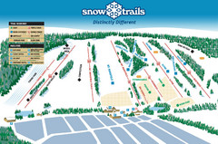Snow Ski Trail Map